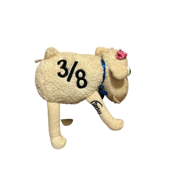 Vintage 2000 Serta Counting Sheep Lamb 3/8 Stuffed Plush Curto Toy 7” - Picture 5 of 11